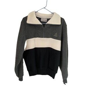 Vintage Pacific Trail 1/4 Zip Fleece Pullover Jacket Mens Small Korea Ski NWT